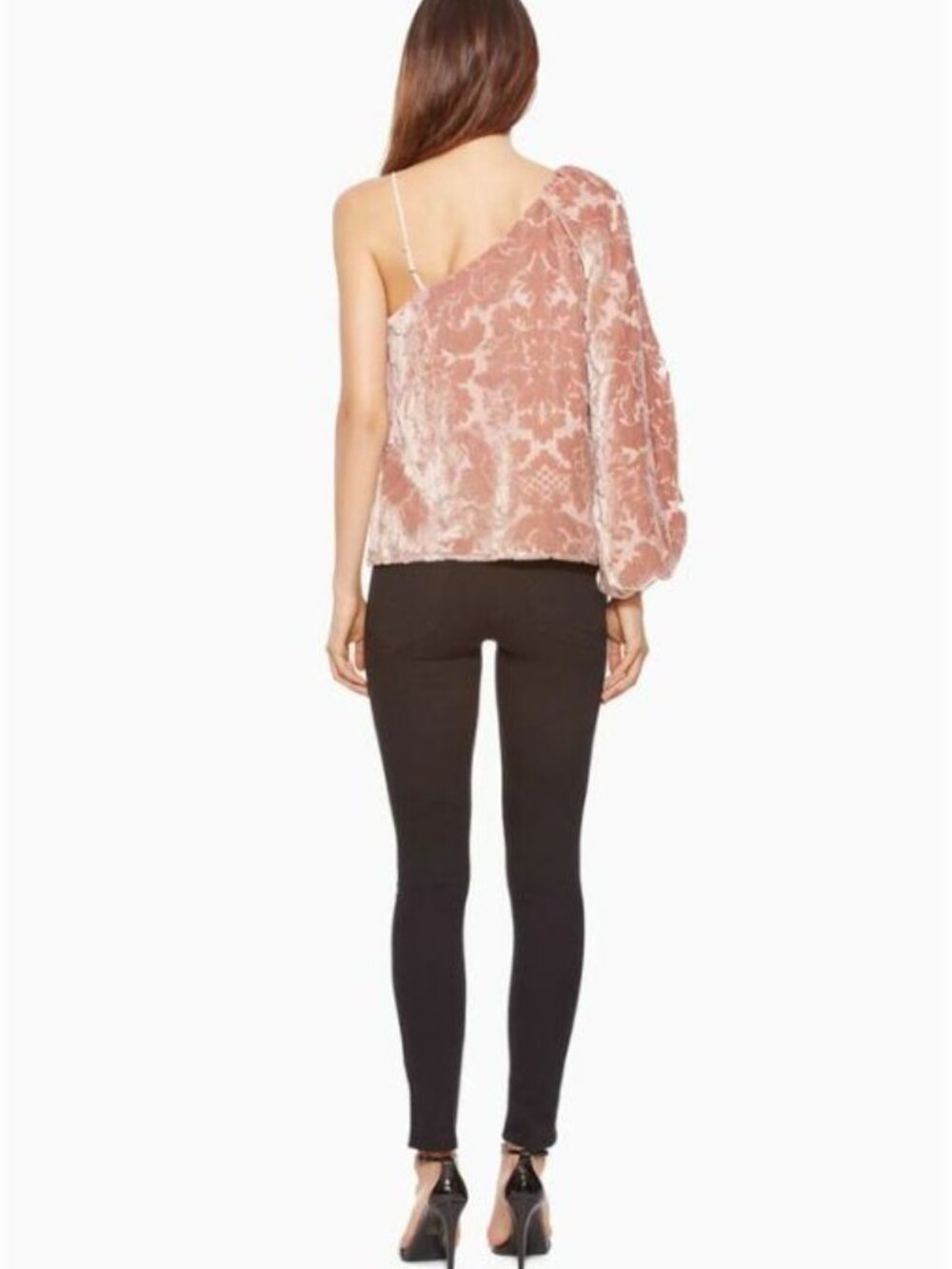 NEW Parker Women's XS Cleo Floral-Print Blouse Top In Apricot NWT $198 - Picture 2 of 3